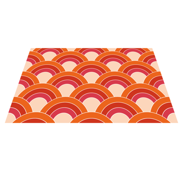 Geometric  groovy pattern original placemats - TenStickers