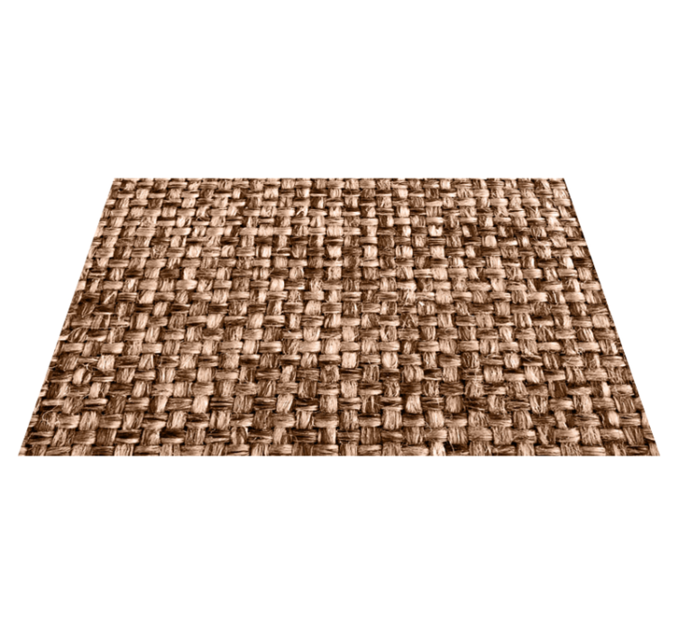 Textured placemats in natural fiber weave - TenStickers