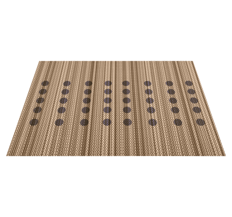 Textured placemats elegant brown surface - TenStickers