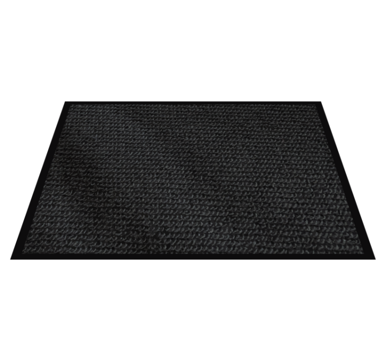 Textured placemats with textured black surface - TenStickers