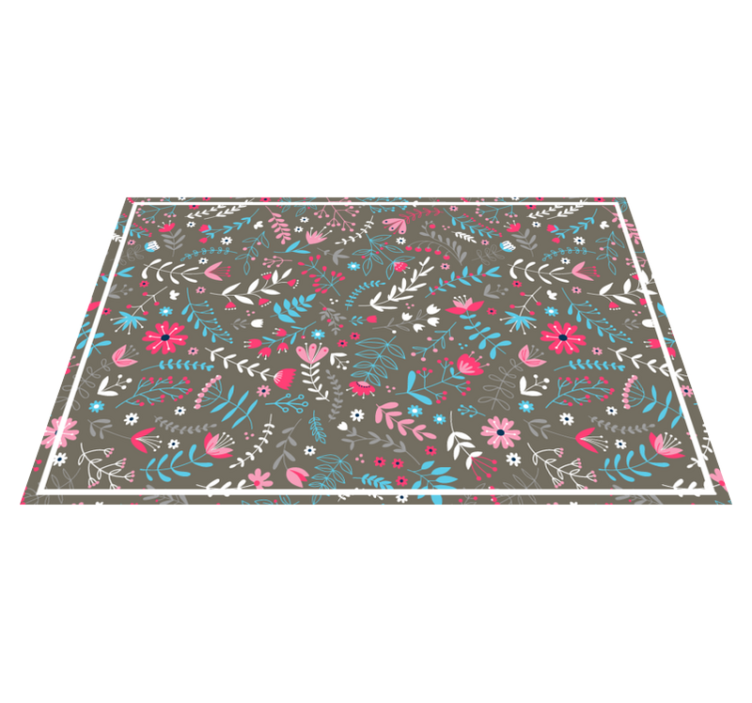 Textured placemats with botanical finish - TenStickers