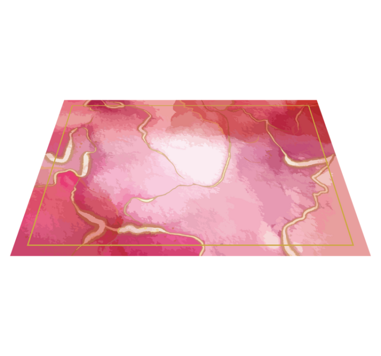 Textured placemats elegant pink marble - TenStickers