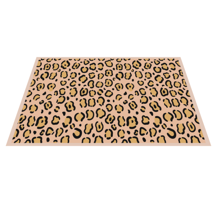 Textured placemats in leopard skin print - TenStickers
