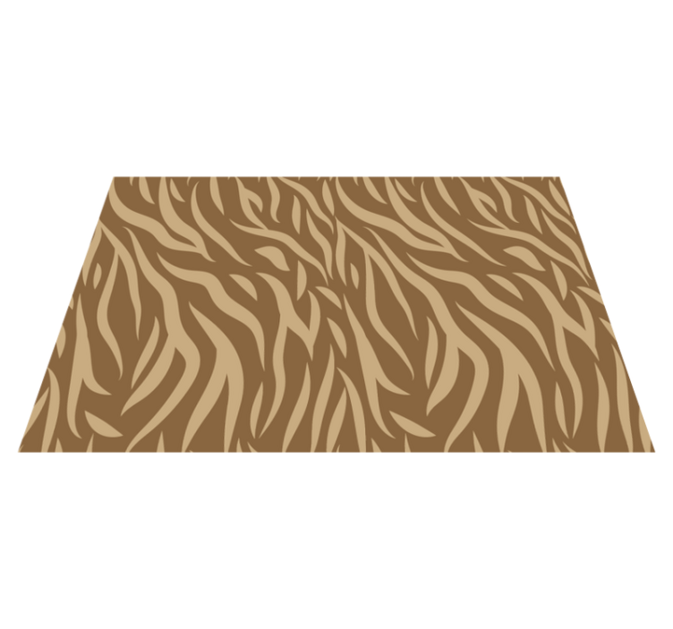 Brown and beige tiger skin pattern placemats - TenStickers