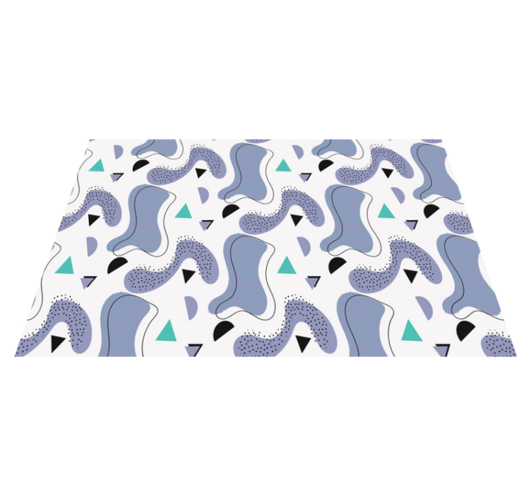 Modern placemats with abstract organic shapes - TenStickers