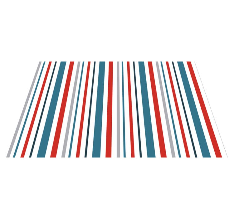 Marine retro striped design modern placemats - TenStickers