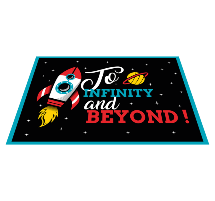 To Infinity And Beyond children placemats - TenStickers