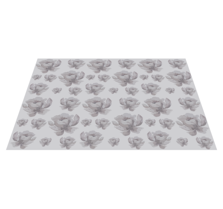 Textured placemats with floral design surface - TenStickers