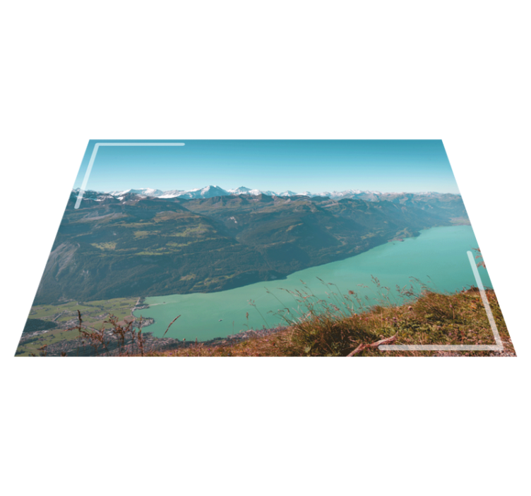 Snowy mountains original placemats - TenStickers