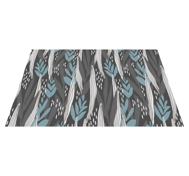 Textured placemat set with leaf design - TenStickers