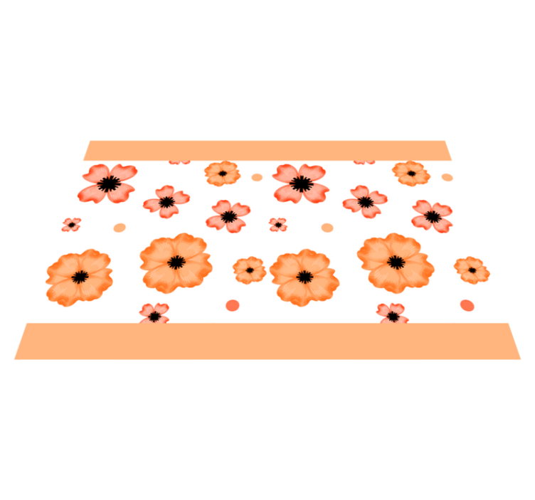Children placemats floral pattern design - TenStickers