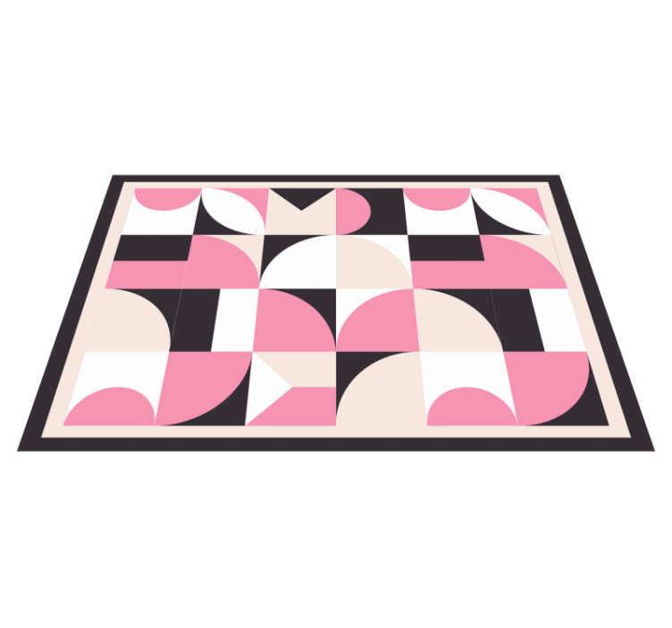 Modern placemats with geometric patterns - TenStickers