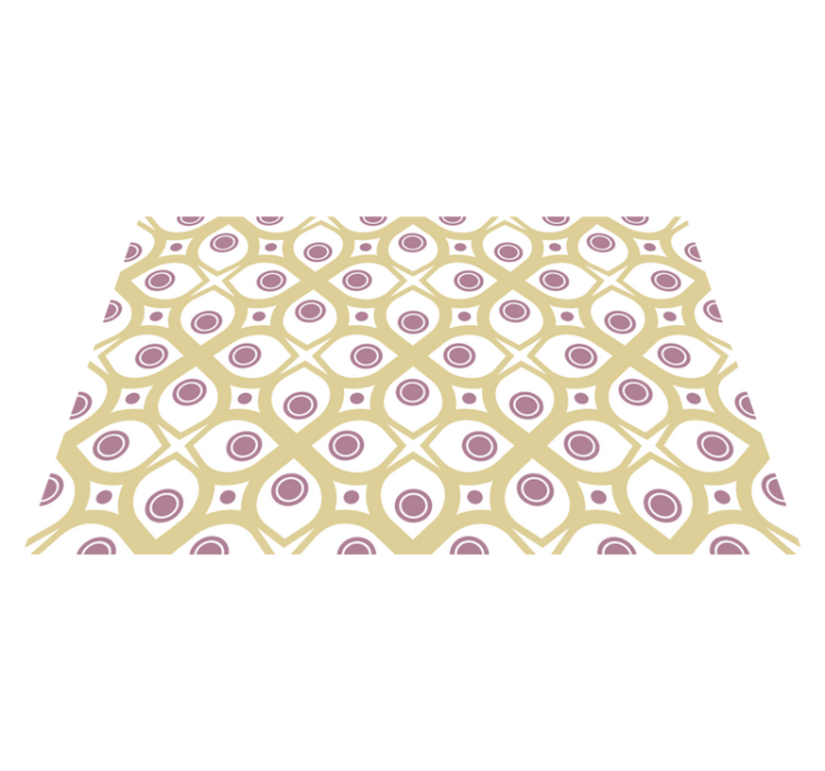 Modern placemats geometric design arrangement - TenStickers