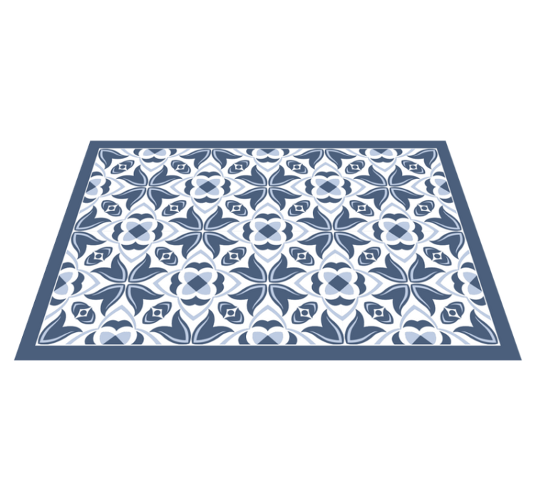 Textured placemats with elegant botanical design - TenStickers