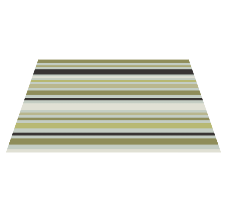 Shades of green lines  original placemats - TenStickers