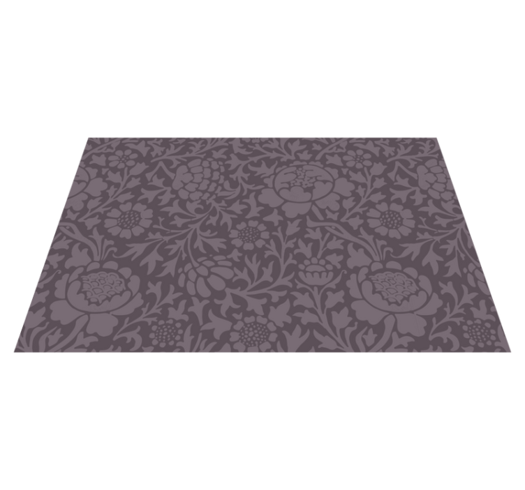 Textured placemats with botanical motif design - TenStickers