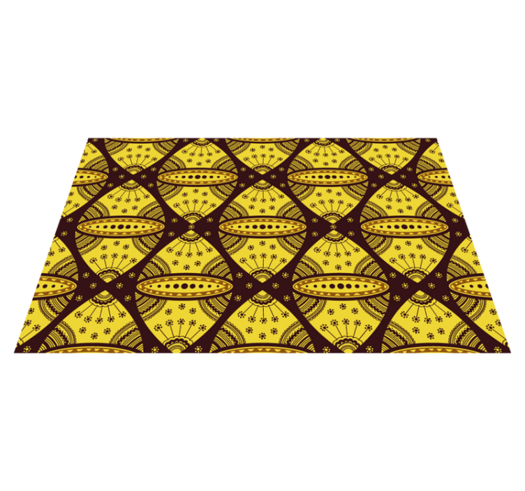 Textured placemats with intricate geometric design - TenStickers