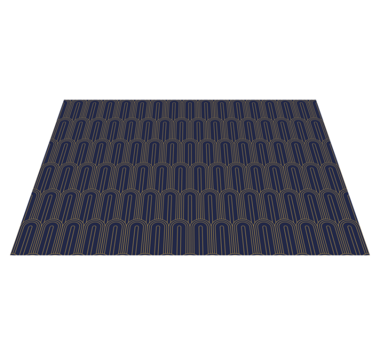 Modern placemats with elegant curved lines - TenStickers