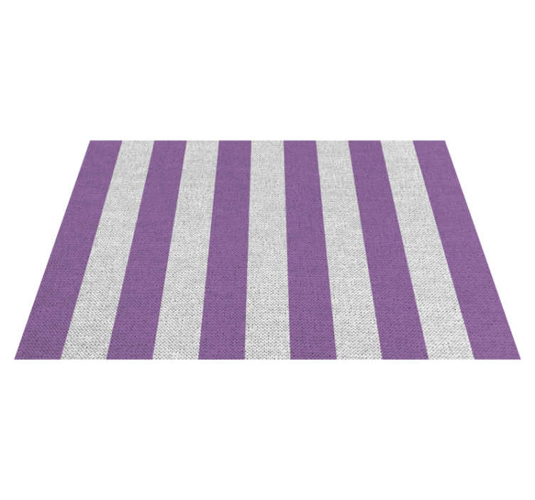 Textured placemats purple striped surface - TenStickers