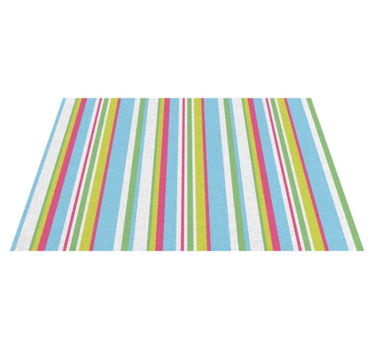 Textured placemats in colorful striped design - TenStickers