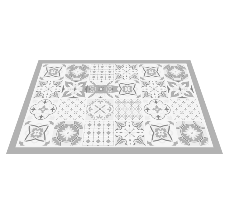 Textured placemats with elegant monochrome designs - TenStickers