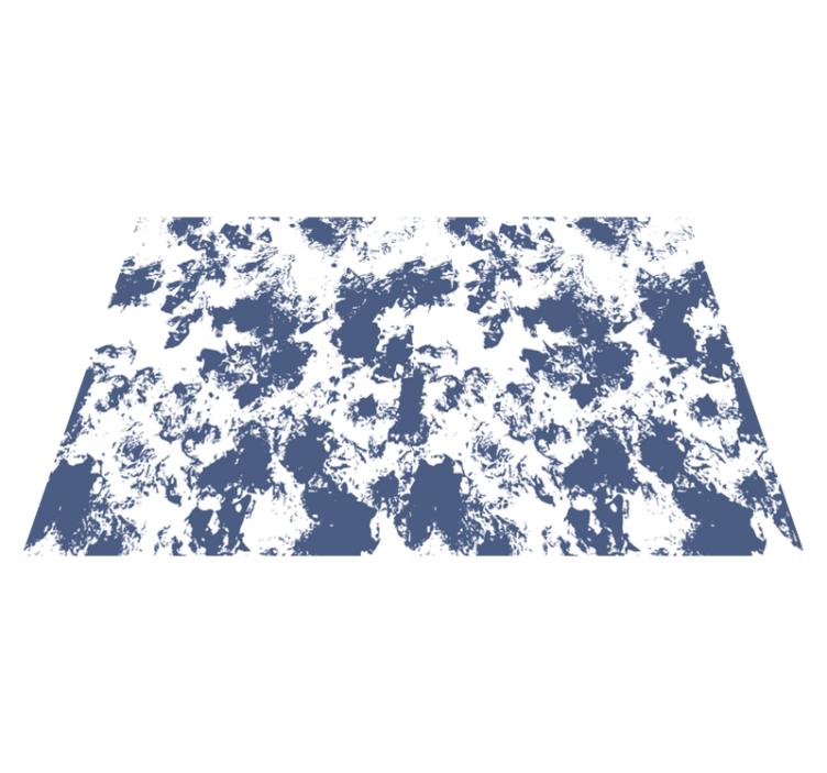 Abstract blue shapes original placemats - TenStickers