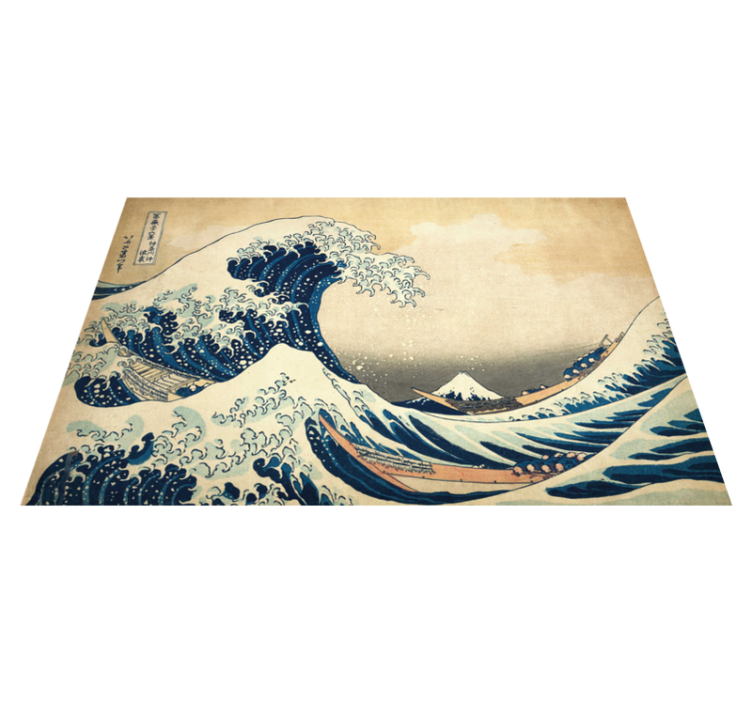 Hokusai Kanagawa wave placemats - TenStickers