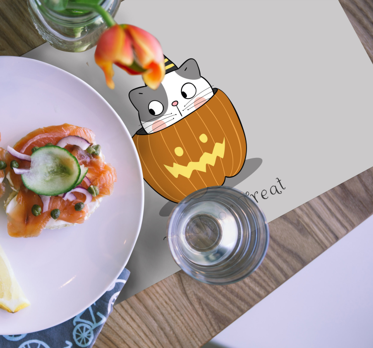 Cute Halloween children placemats - TenStickers