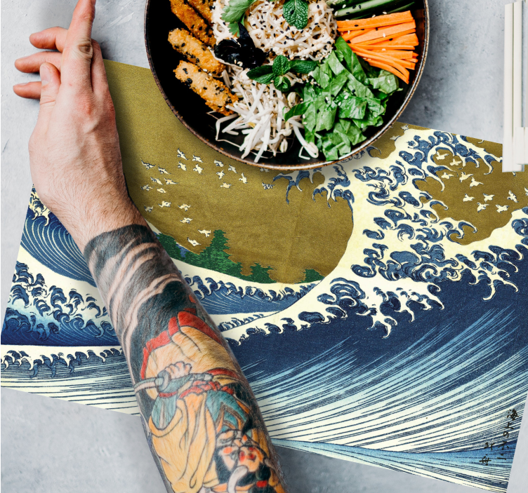 Kaijo no Fuji table Placemats - TenStickers