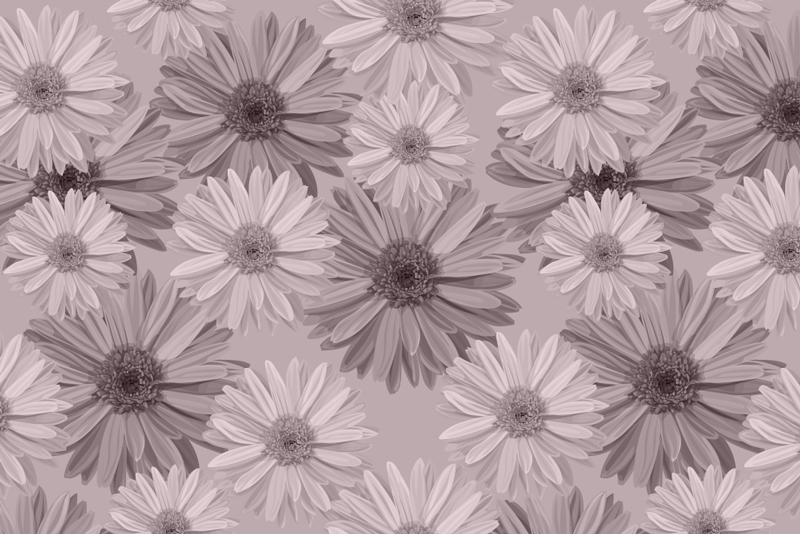 Tropical flower floral placemats - TenStickers