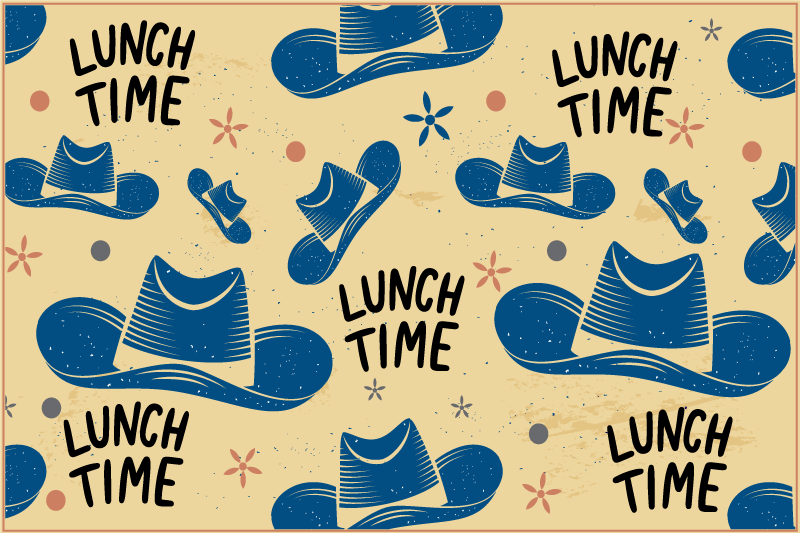 Original placemats for lunchtime joy - TenStickers