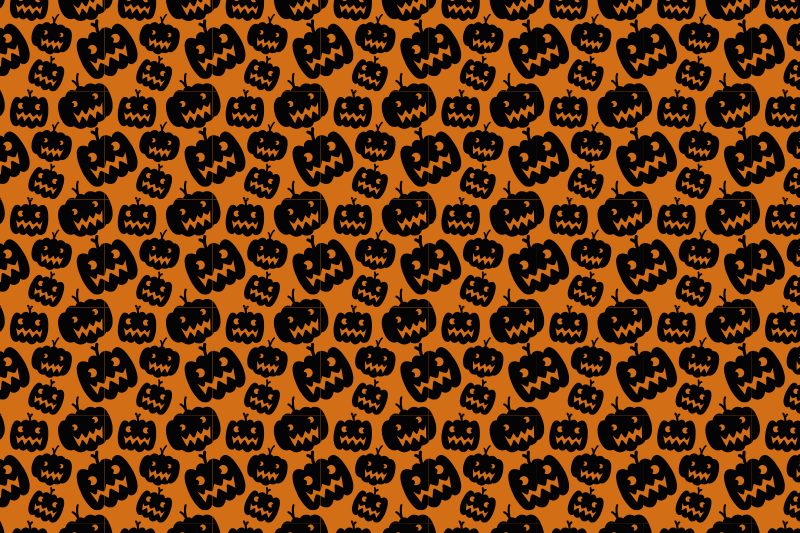 Black and orange placemat - TenStickers
