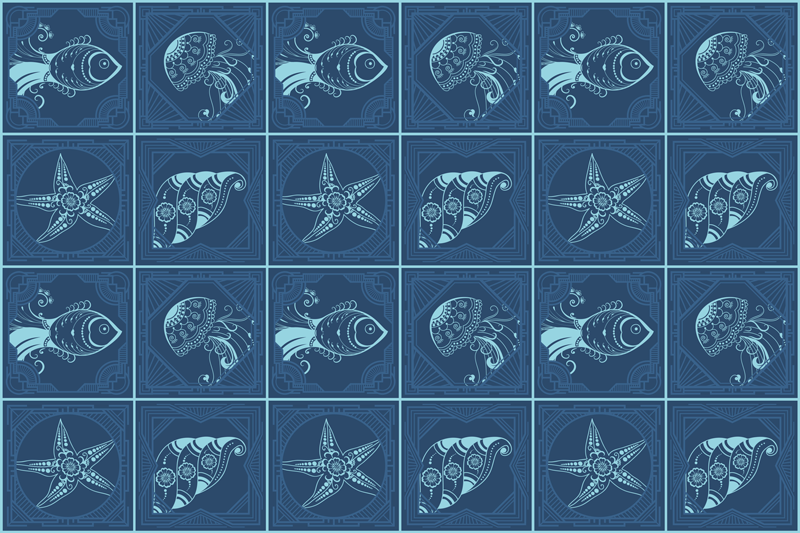 Original placemats nautical themed design - TenStickers