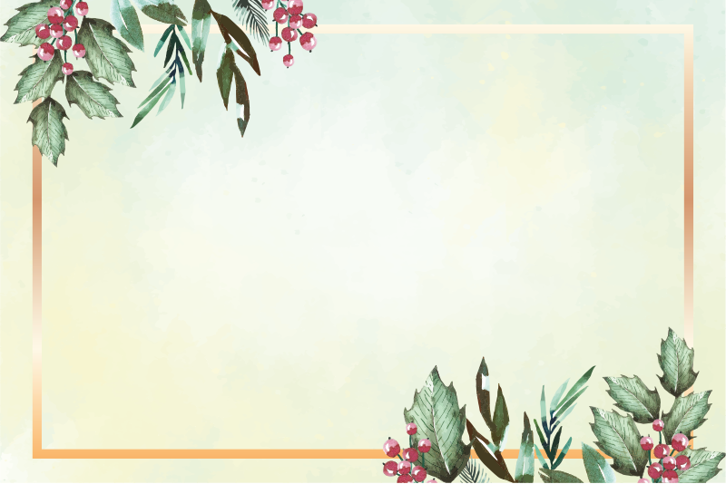 Modern placemats floral minimalist design - TenStickers