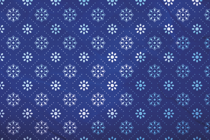 Textured placemats navy patterned surface - TenStickers