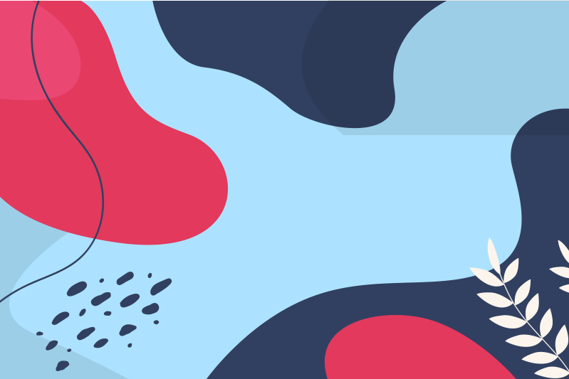 Original placemats colorful abstract shapes - TenStickers