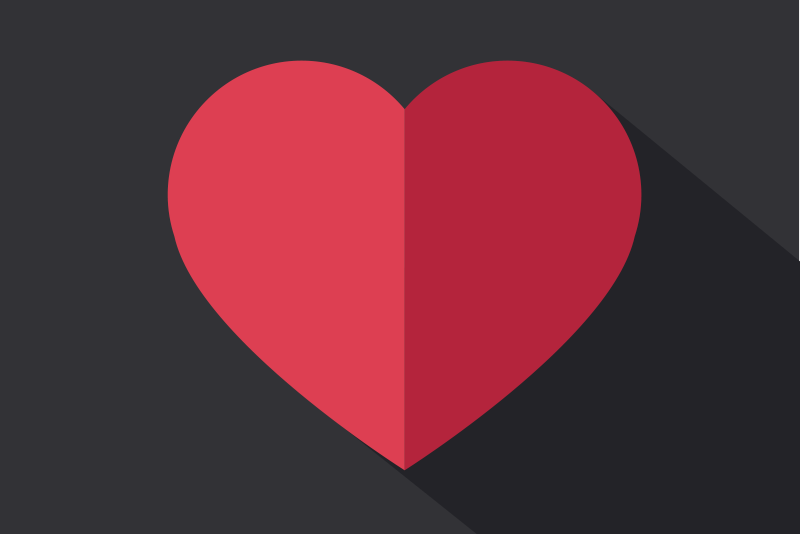 Original placemats heart shaped design - TenStickers