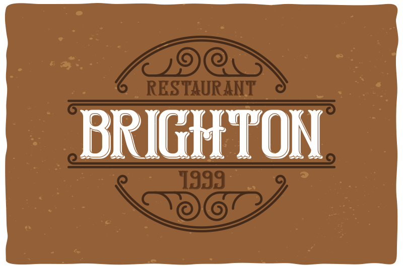 Restaurant Signs Personalised placemats - TenStickers