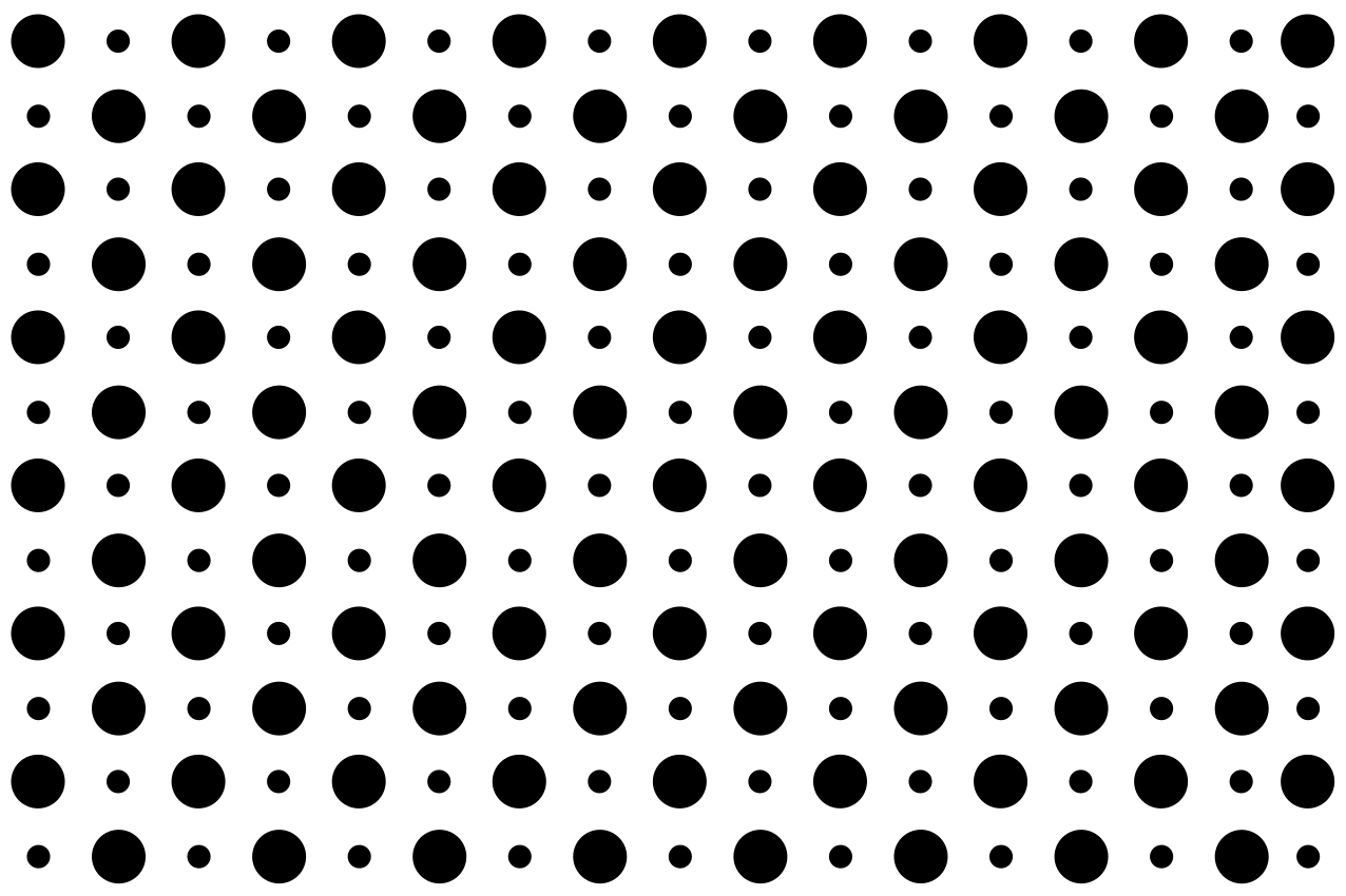 Textured placemats with black polka dots - TenStickers