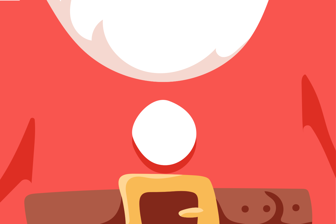 Christmas placemats santa claus t-shirt design - TenStickers