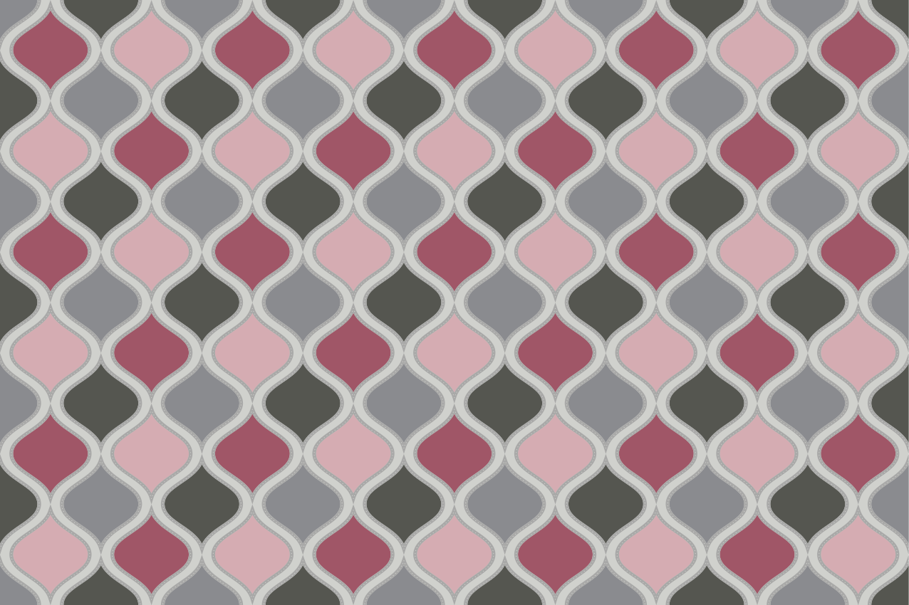 Textured placemats in vibrant patterned design - TenStickers