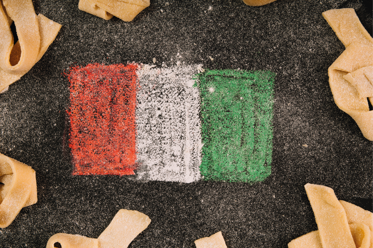 Original placemats italian flag design - TenStickers