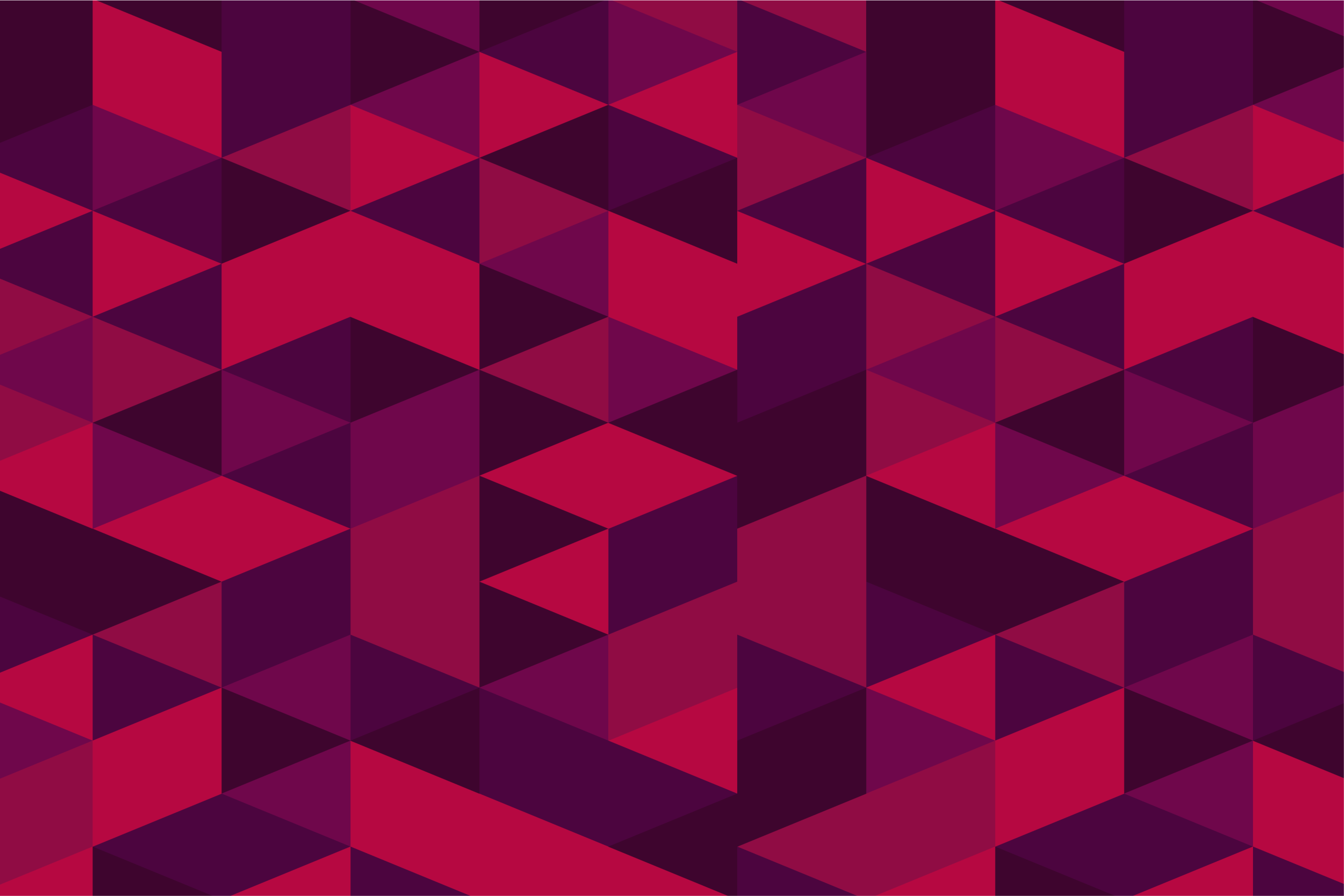 Retro pink triangles modern placemats - TenStickers