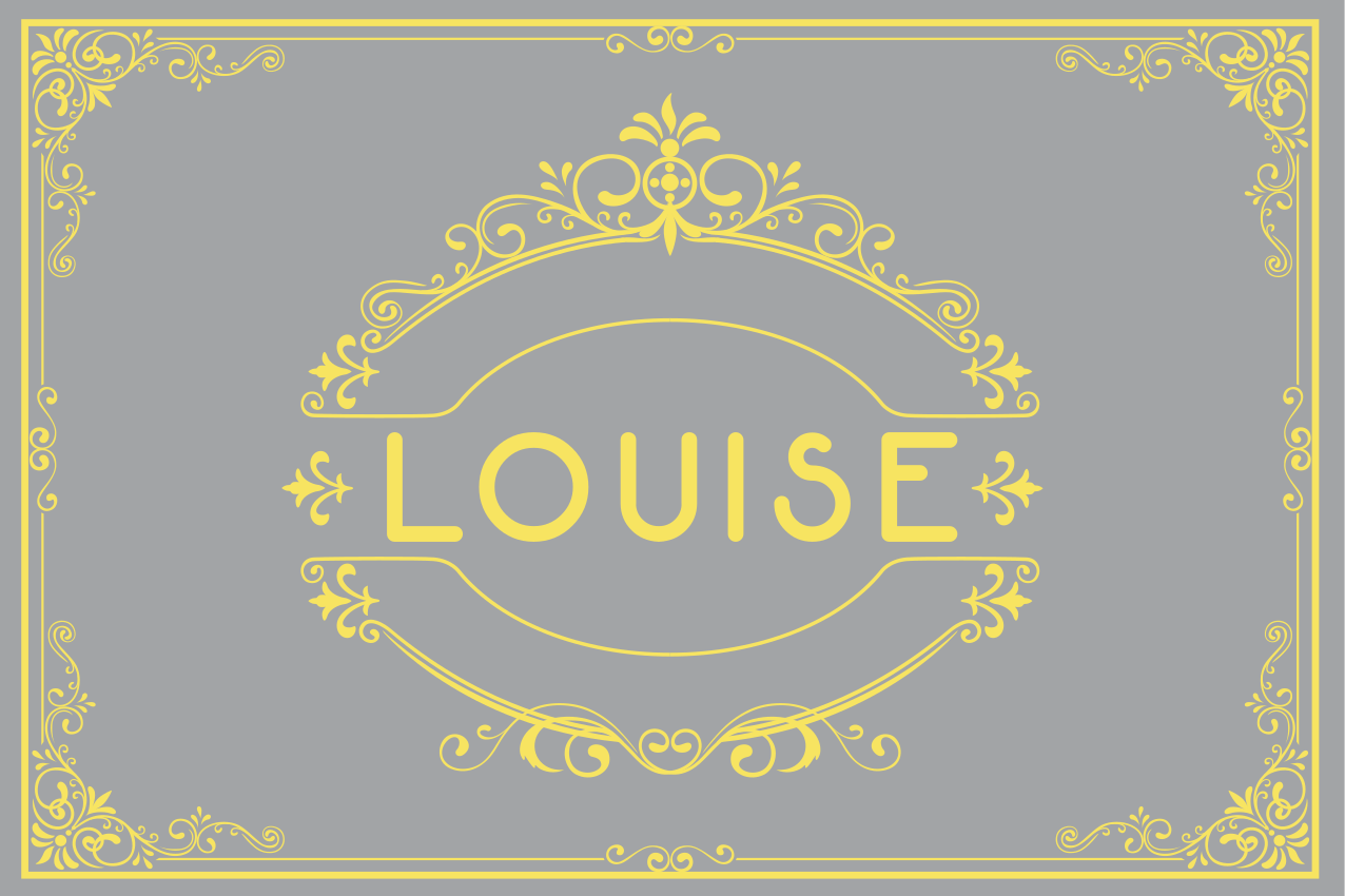 Personalisable placemats with elegant name display - TenStickers