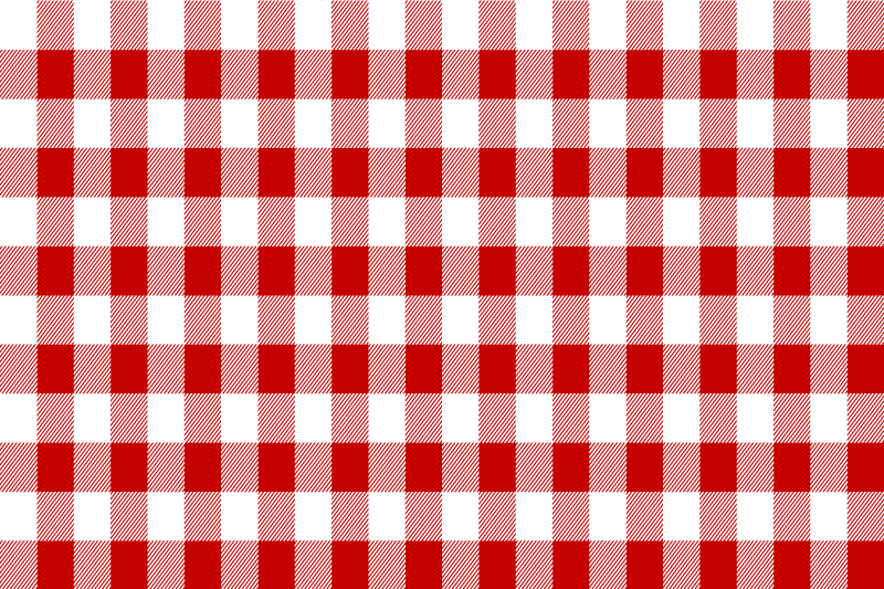 Restaurant placemats in classic checked design - TenStickers