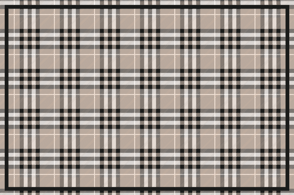 Traditional scottish grey tartan placemats - TenStickers