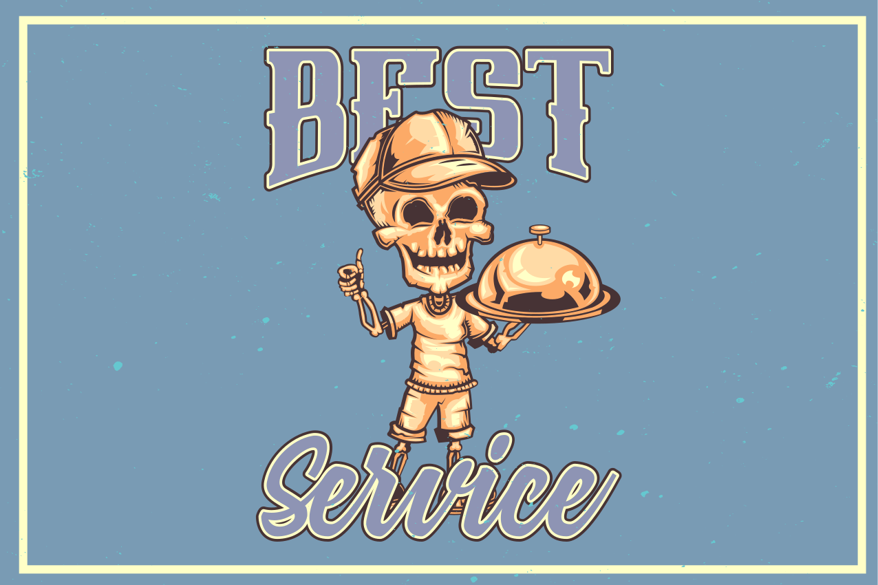 Cool quote food design restaurant placemats - TenStickers