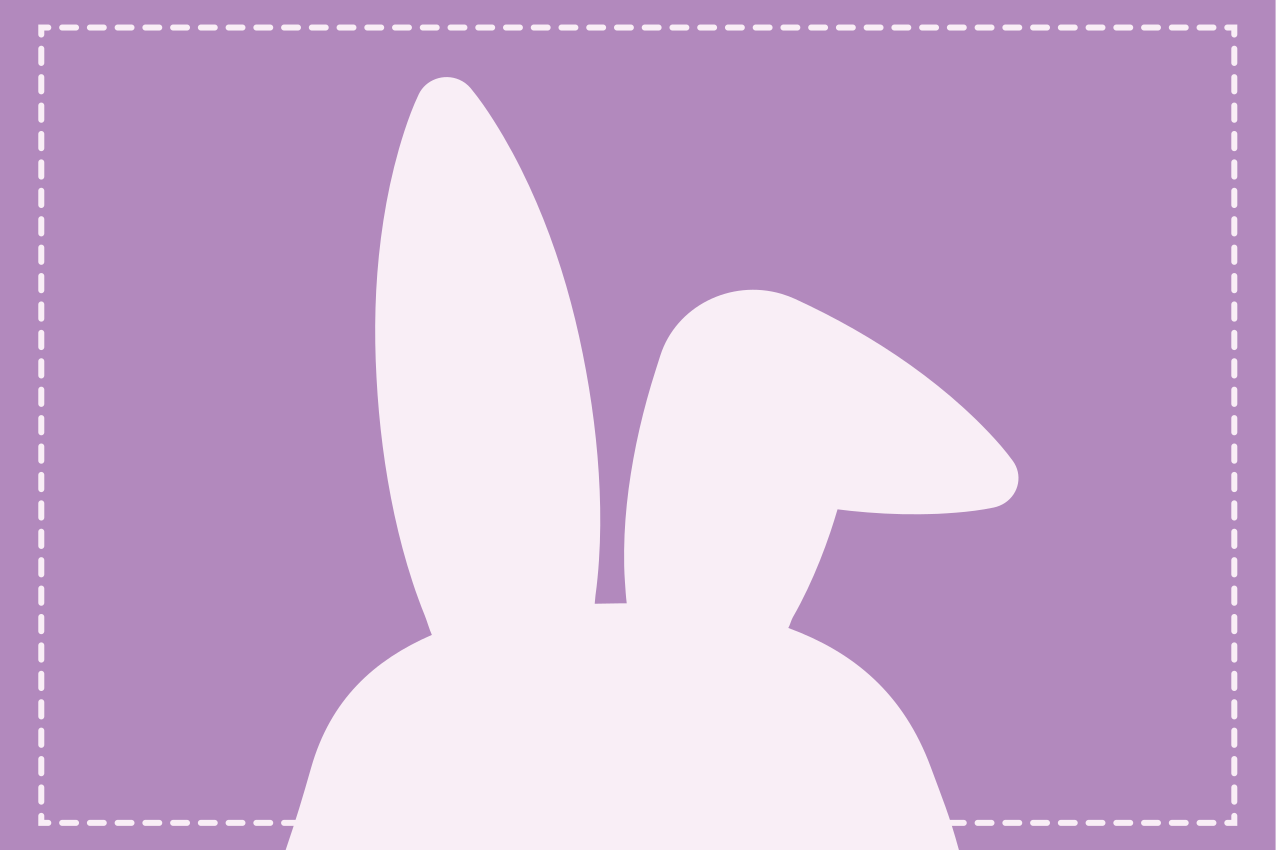 Children placemats bunny ear shape - TenStickers