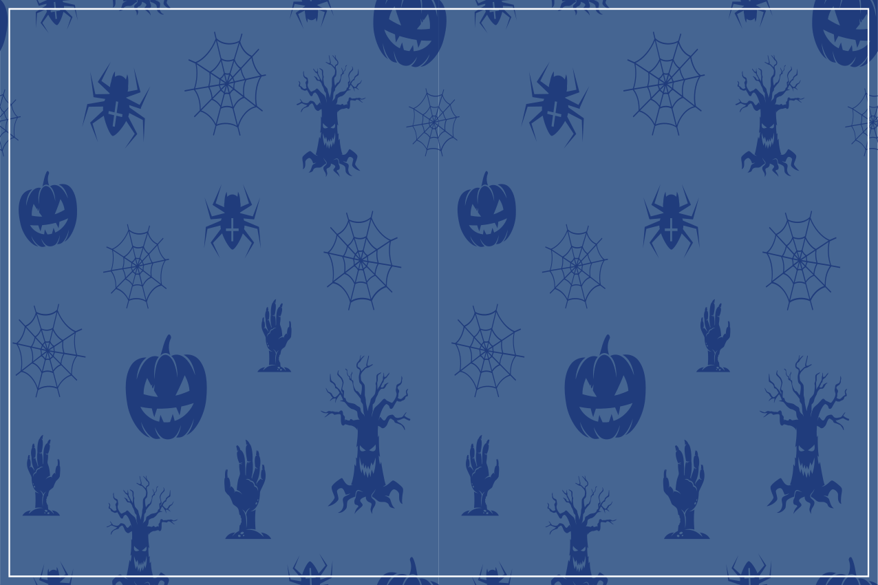 Halloween placemats for spooky themed decor - TenStickers