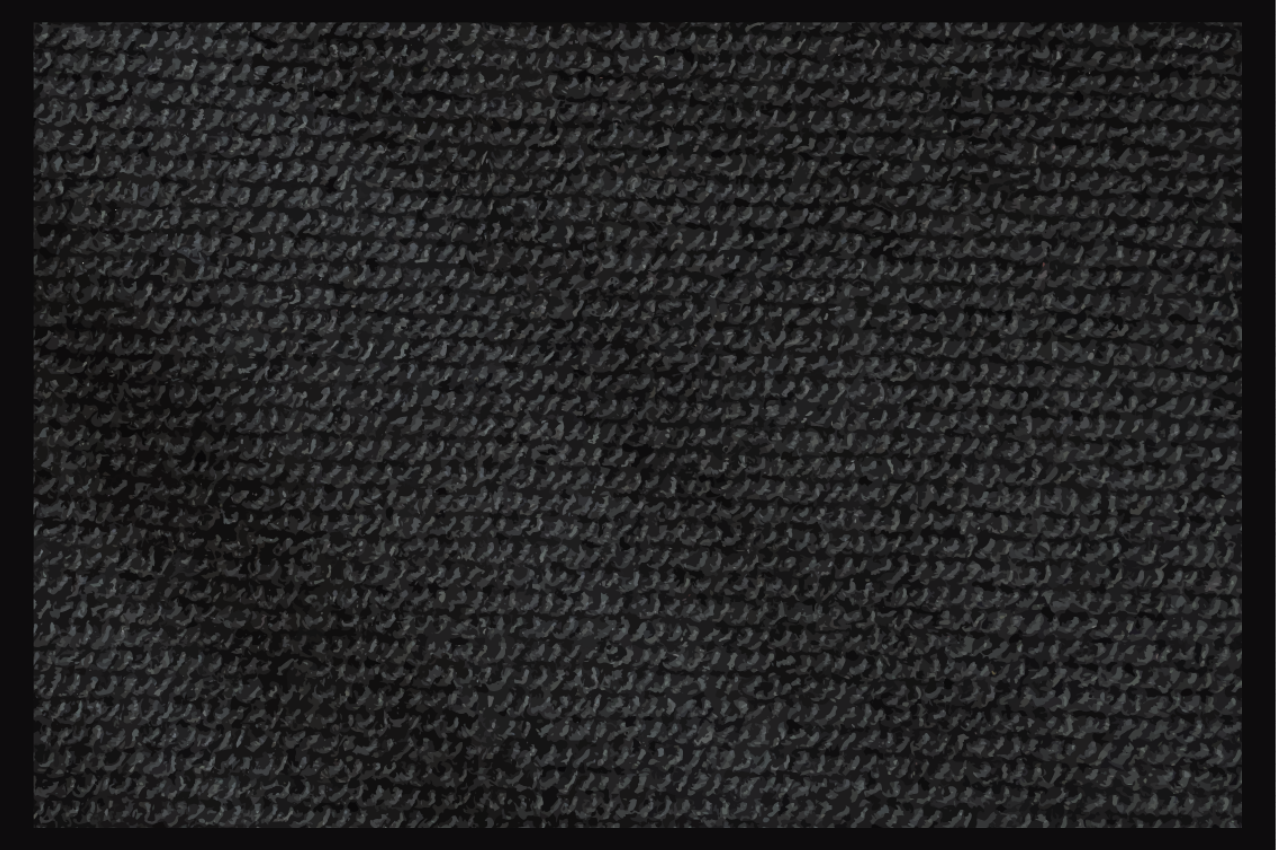 Textured placemats with textured black surface - TenStickers